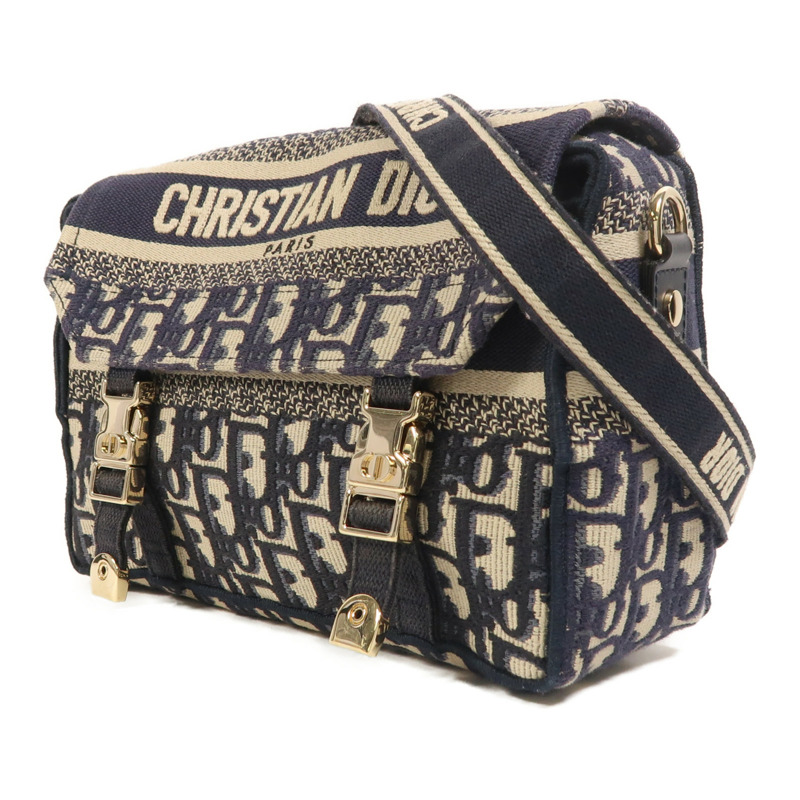 Dior 帆布Small Diorcamp金扣肩背袋-2