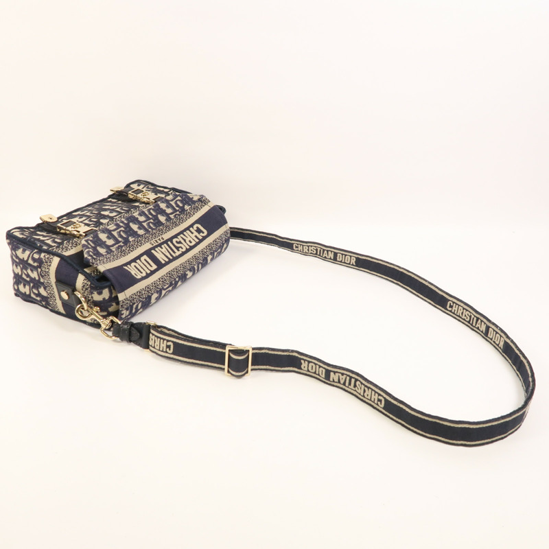 Dior 帆布Small Diorcamp金扣肩背袋-7