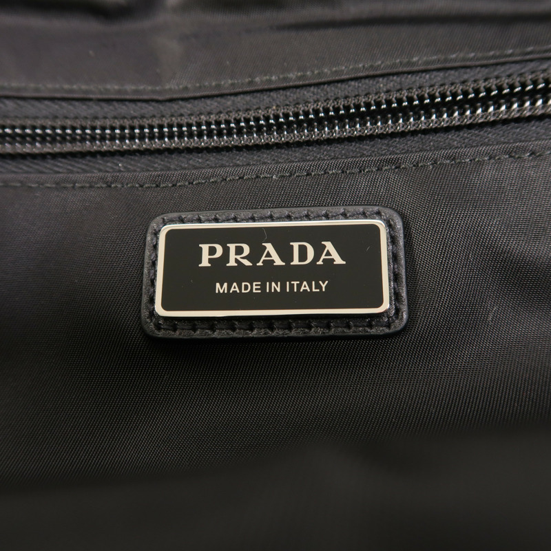 PRADA 尼龍Shoulder Bag銀扣肩背袋-5