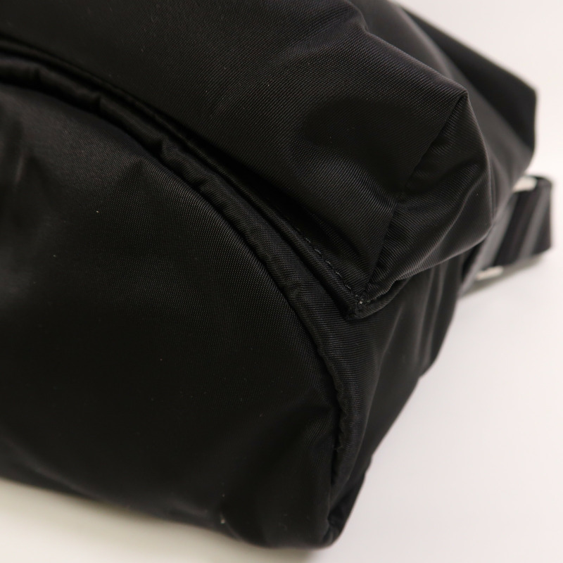 PRADA 尼龍Shoulder Bag銀扣肩背袋-9
