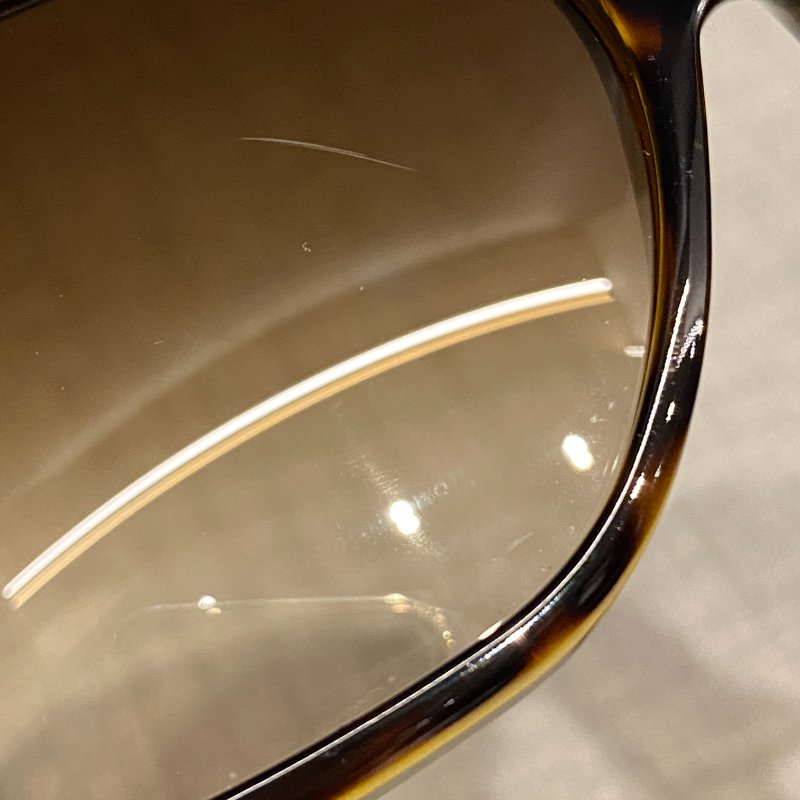 GUCCI 太陽眼鏡琥珀鏡框咖灰鏡片-10