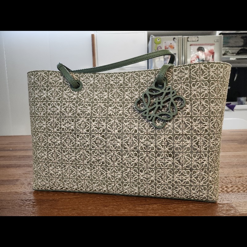 (近新閒置品)LOEWE經典花紋托特包-2
