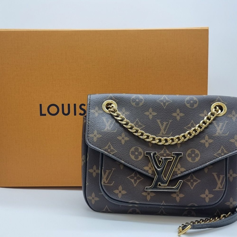 【包稅】LOUIS VUITTON Pashi Monogram 鏈條單肩包 LOB061239-6