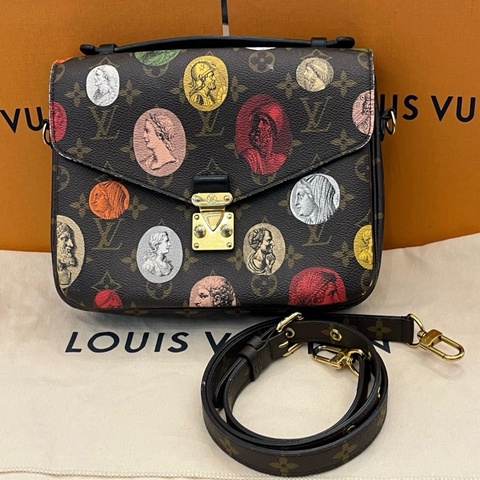 LV POCHETTE METIS手袋郵差包 斜挎包 限量徽章 超級稀有