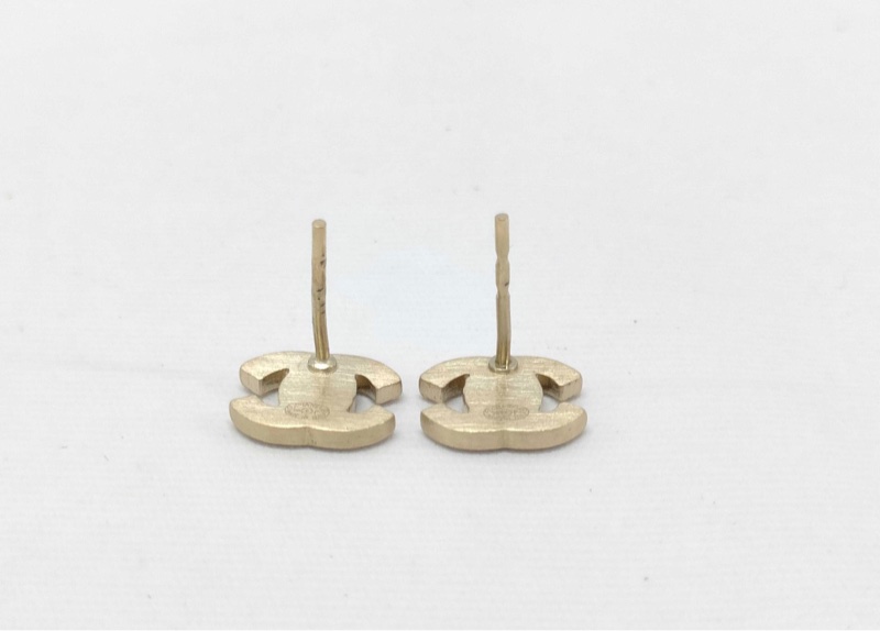 Chanel經典雙 C 水鑽耳環-7