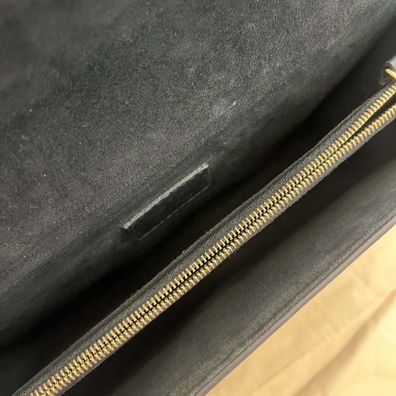 Lv 路易威登Victoire 維多利亞 黑色牛皮拼老花 尺寸約27*17*10-6