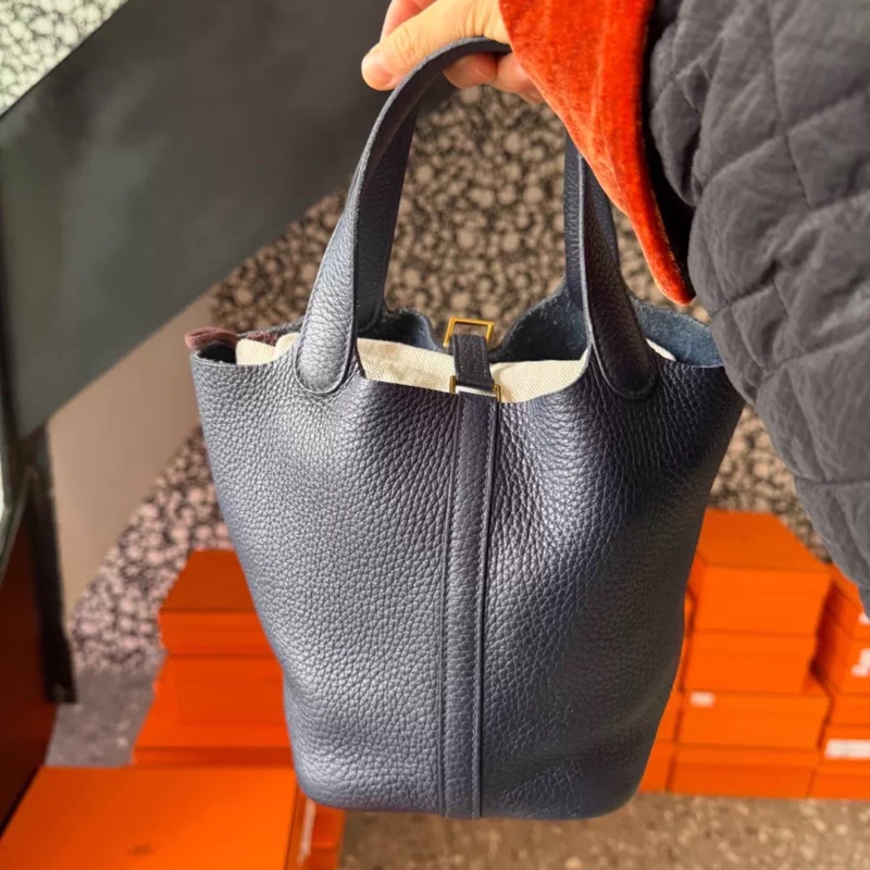 爱马仕 水桶18 2Z午夜蓝-1