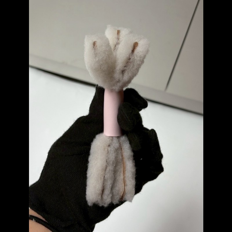 Hermes budy 粉色皮革狗狗吊飾-8