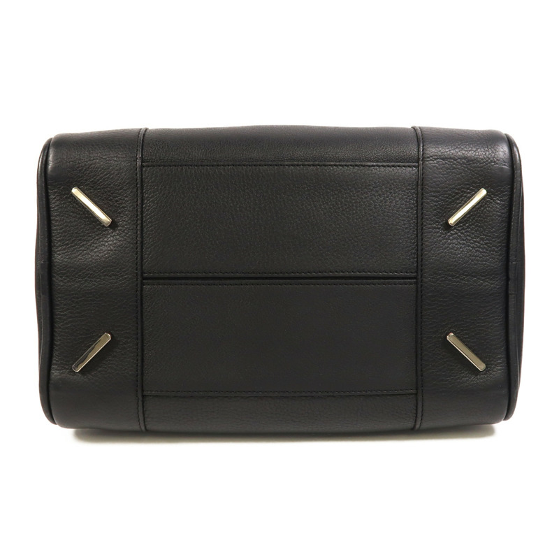 LOEWE 牛皮皮革Amazona 75銀扣手挽肩背兩用袋-3