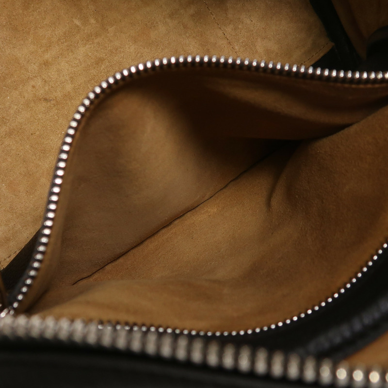 LOEWE 牛皮皮革Amazona 75銀扣手挽肩背兩用袋-5