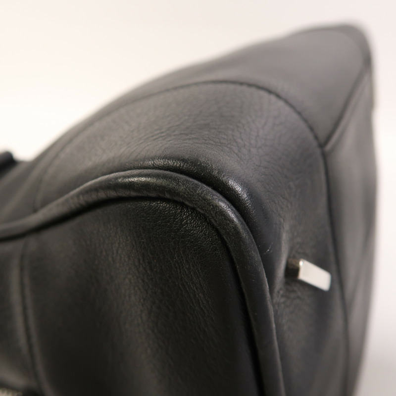 LOEWE 牛皮皮革Amazona 75銀扣手挽肩背兩用袋-10