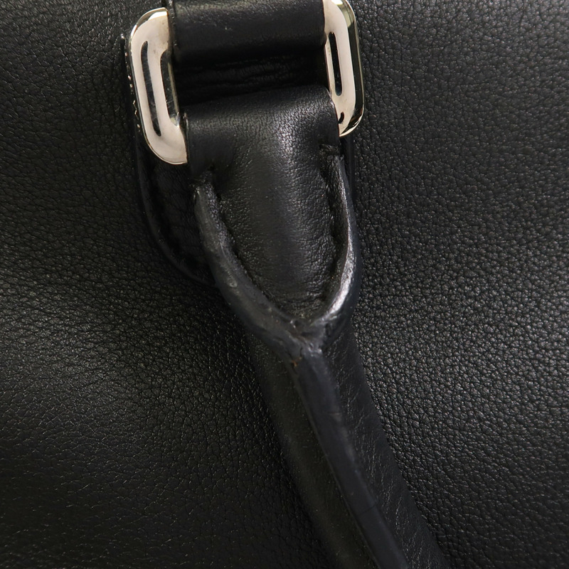 LOEWE 牛皮皮革Amazona 75銀扣手挽肩背兩用袋-13