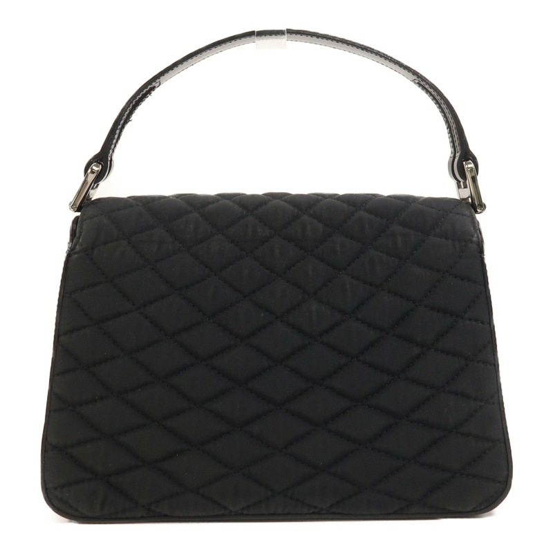 BALLY 尼龍/牛皮皮革Hand Bag銀扣手挽袋-1