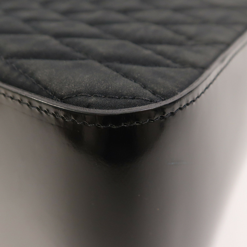 BALLY 尼龍/牛皮皮革Hand Bag銀扣手挽袋-11