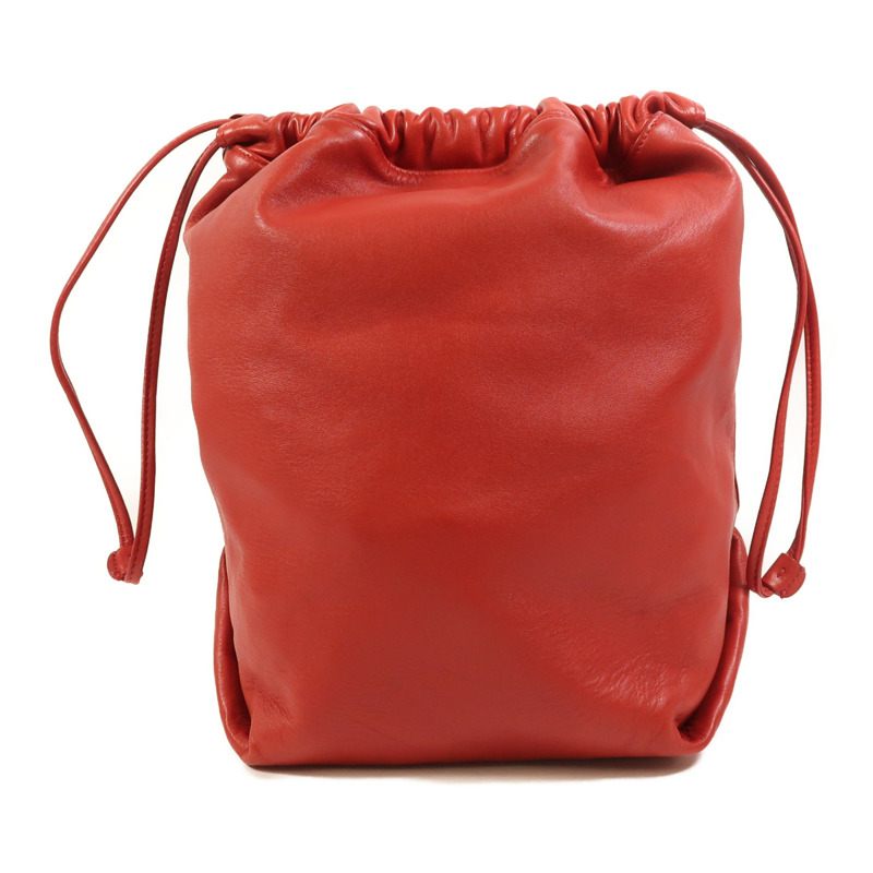 SAINT LAURENT 羊皮皮革Teddy Bucket銀扣肩背袋-1