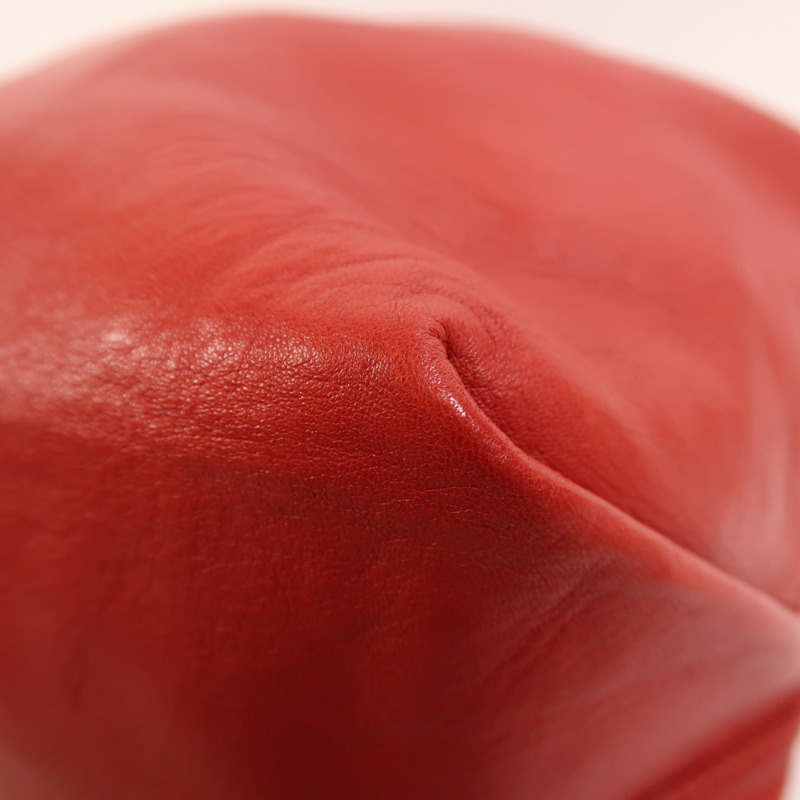 SAINT LAURENT 羊皮皮革Teddy Bucket銀扣肩背袋-11