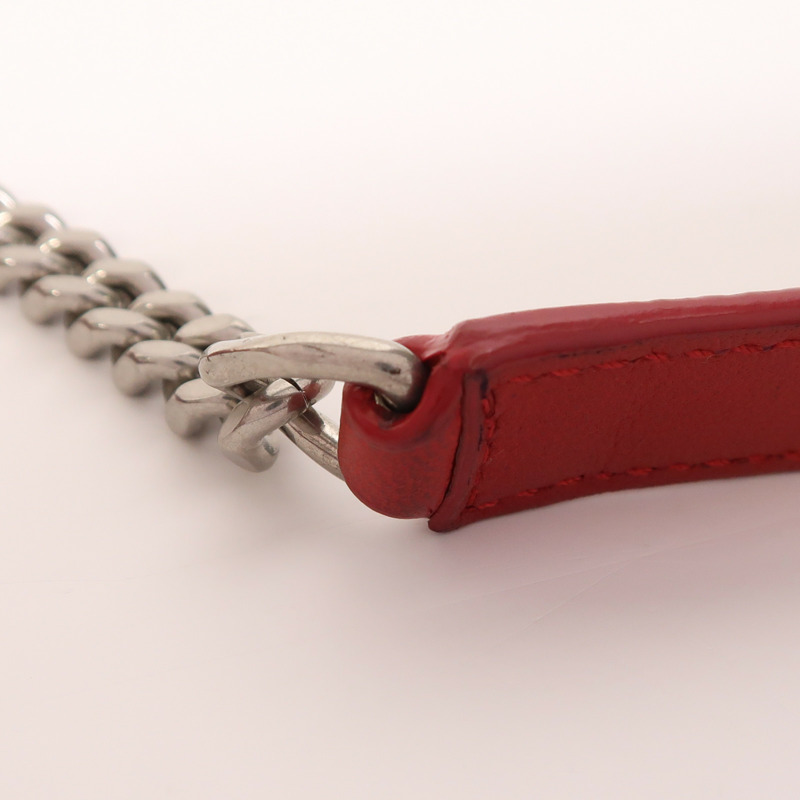 SAINT LAURENT 羊皮皮革Teddy Bucket銀扣肩背袋-14