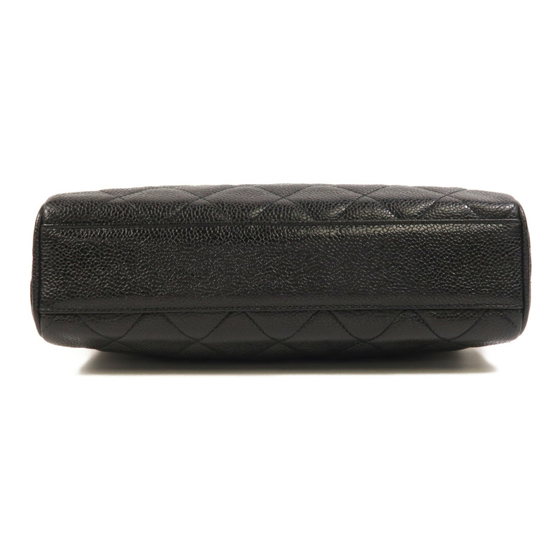 CHANEL 牛皮皮革Chain Shoulder金扣鏈帶肩背袋-3