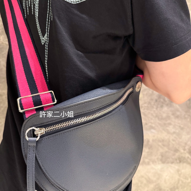 Hermes (2023年購入B刻)98新閒置 Petite Course馬鞍包-1