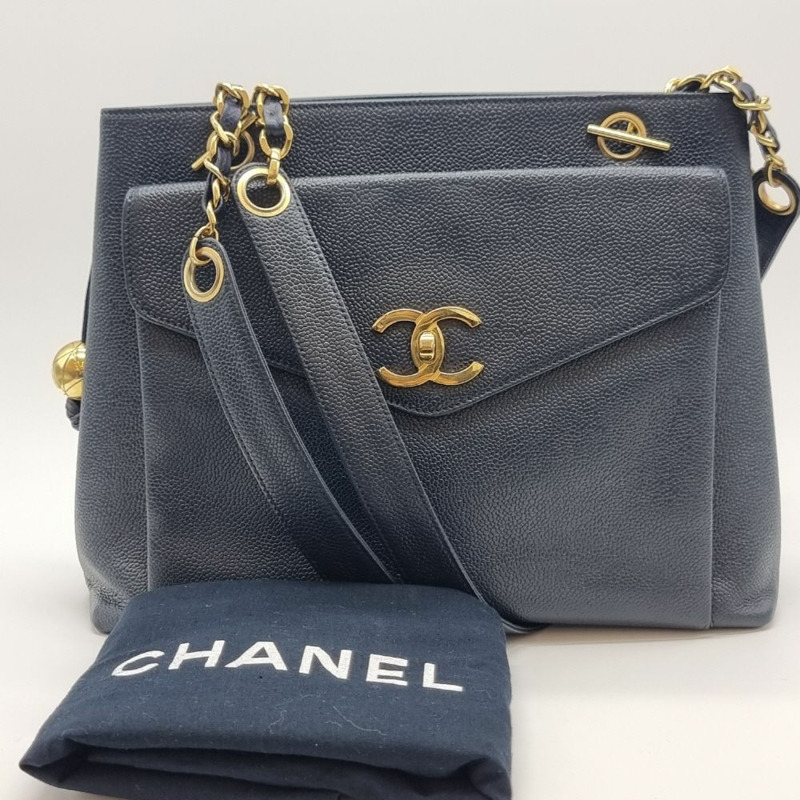 【包稅】CHANEL 復古金色球形金鍊單肩包 CHB061822-7