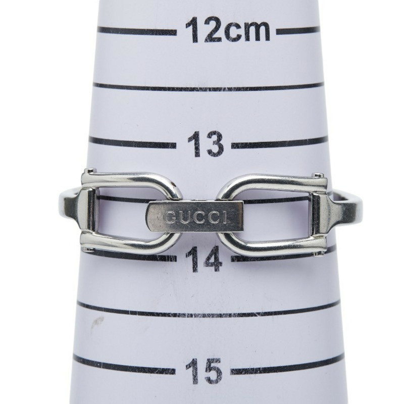 Gucci 女士石英手鐲腕錶 1500L 粉紅色錶盤不鏽鋼錶帶-6