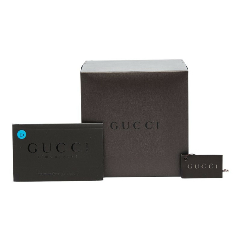 Gucci 女士石英手鐲腕錶 1500L 粉紅色錶盤不鏽鋼錶帶-7