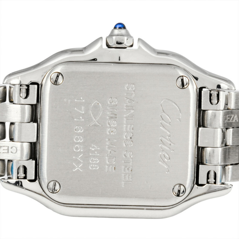 卡地亞 Panthère de Mini 石英腕錶,象牙色錶盤,4188 WSPN0019,女士款-4