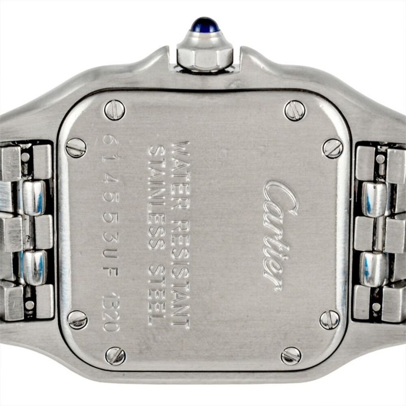 卡地亞 Panthère SM 石英腕錶，象牙色錶盤，W25033P5，1320，女士款-5