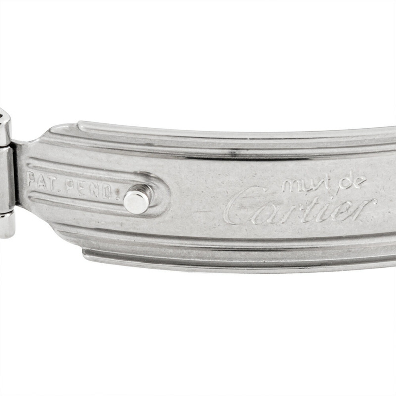 卡地亞 W10050F4 Vantianne Must 21 男款石英錶，象牙色錶盤-5