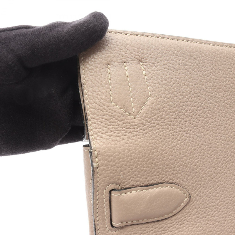 HERMES Jypsiere 34 肩斜背包 M Taurillon Clemence Gris 托特萊爾-12