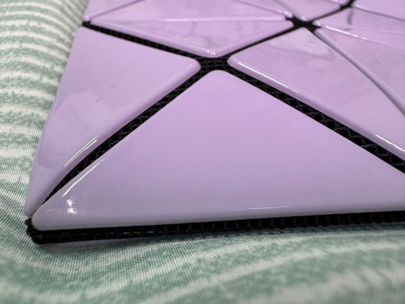 BAO BAO 6x6亮面 薰衣草紫 三宅一生手提包-8