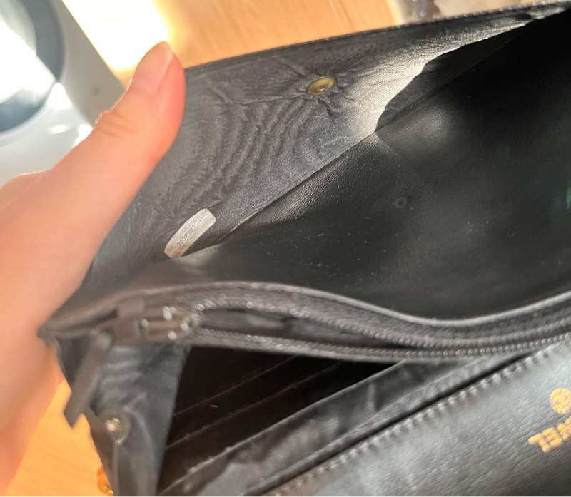 中古美品 Chanel 雙 C 荔枝紋斜背包-20