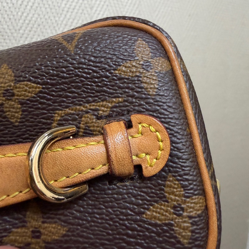 LV 原花金釦nice nano手提化妝包M44936-14