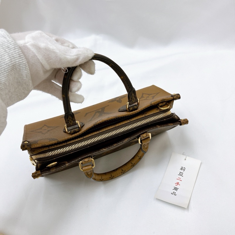 莉亞精品♡ Lv On the go 拼色橫版 二手美包-7