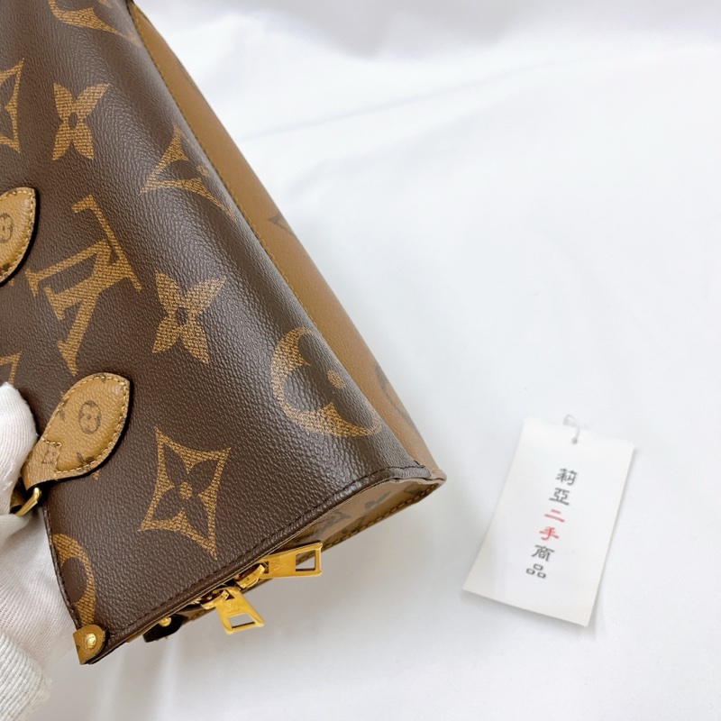 莉亞精品♡ Lv On the go 拼色橫版 二手美包-8