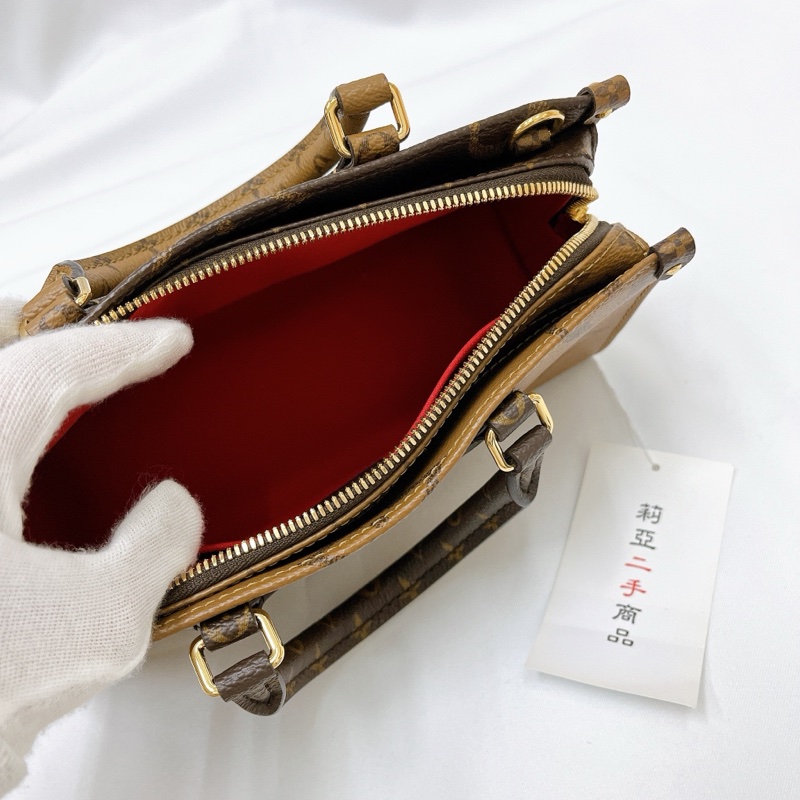 莉亞精品♡ Lv On the go 拼色橫版 二手美包-18