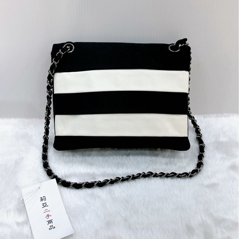 莉亞精品♡ Chanel 2.55熊貓鏈條包 二手美包-3