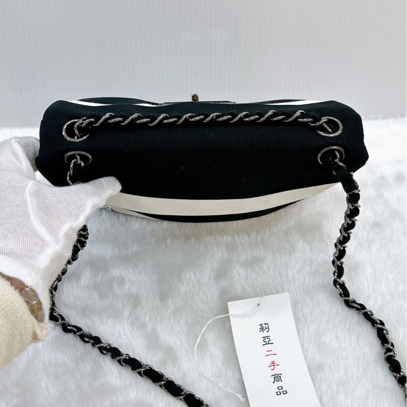 莉亞精品♡ Chanel 2.55熊貓鏈條包 二手美包-7