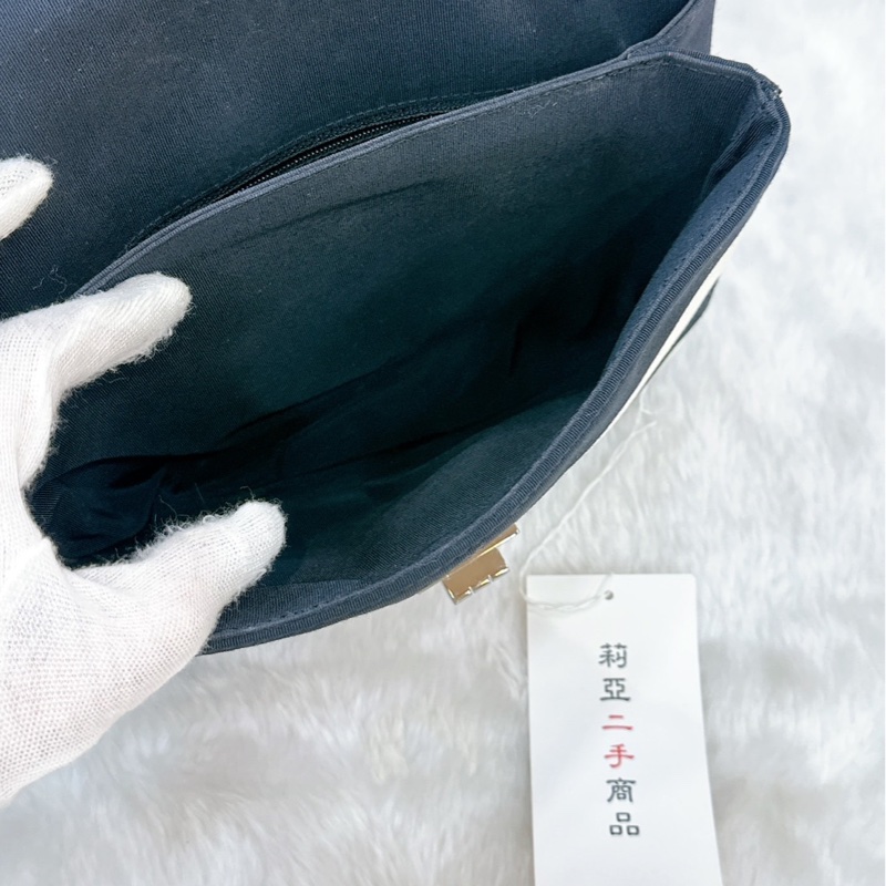 莉亞精品♡ Chanel 2.55熊貓鏈條包 二手美包-14