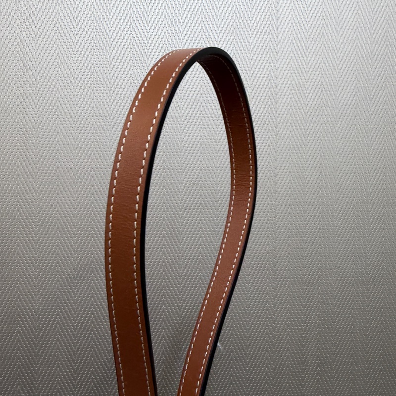 Celine PVC咖牛皮Cabas 小號琴譜包-11