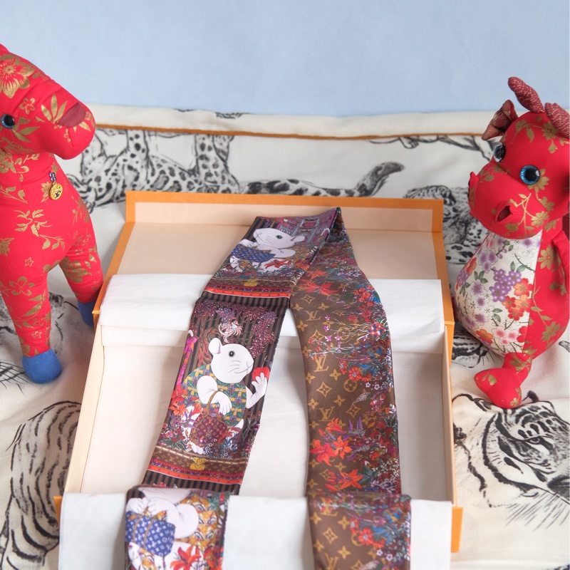 Louis Vuitton 吉祥鼠 大twilly 髮帶-1