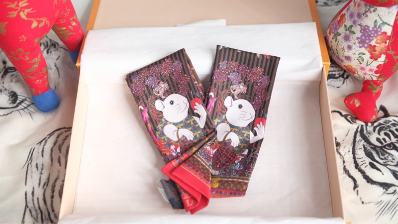 Louis Vuitton 吉祥鼠 大twilly 髮帶-3