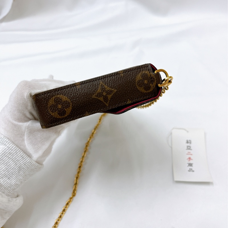 莉亞精品♡ LV 老花三合一鏈條包 二手美品-5