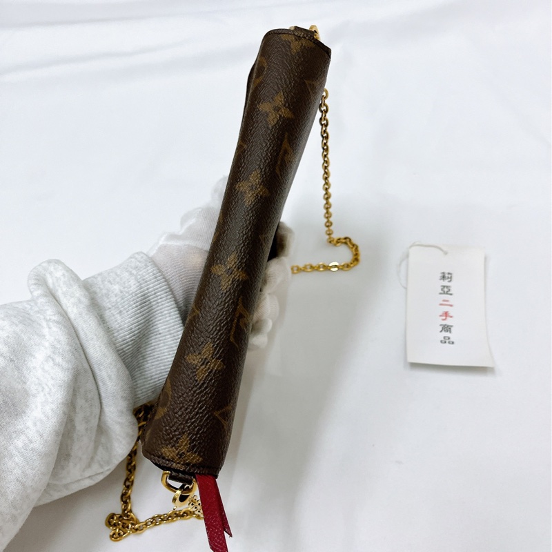 莉亞精品♡ LV 老花三合一鏈條包 二手美品-6