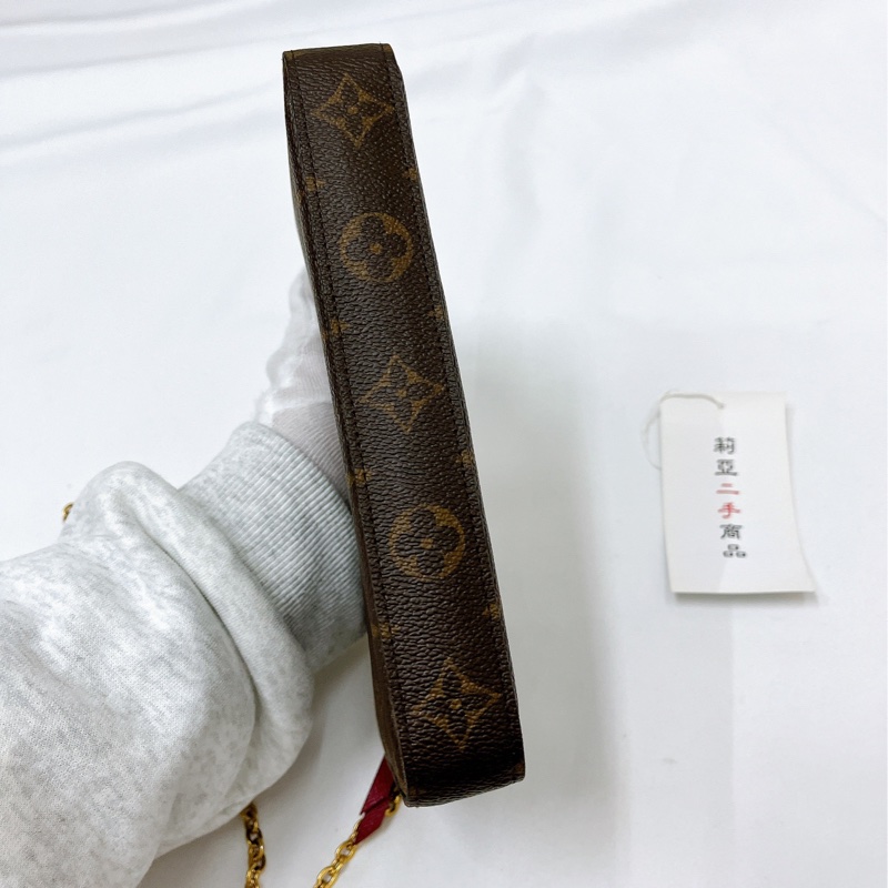 莉亞精品♡ LV 老花三合一鏈條包 二手美品-7
