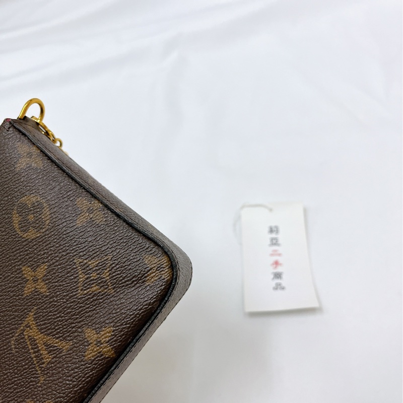 莉亞精品♡ LV 老花三合一鏈條包 二手美品-10
