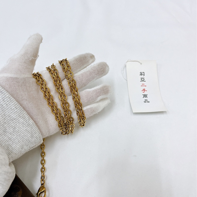 莉亞精品♡ LV 老花三合一鏈條包 二手美品-13
