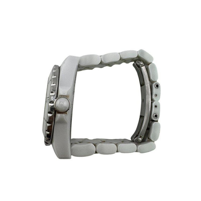 香奈兒 J12 H3826 限量版 2000 枚藍光腕錶 白色 女士-3