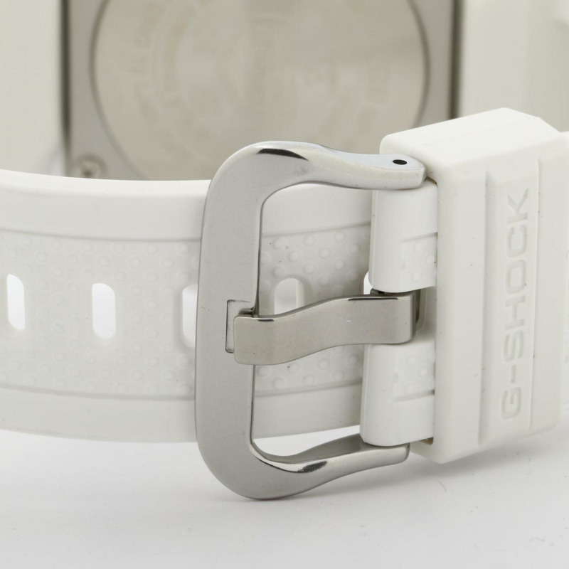 卡西歐 G-SHOCK G-STEEL 中型系列 GSTW3007AJF 男士手錶,白色樹脂錶殼,不鏽鋼錶帶-5