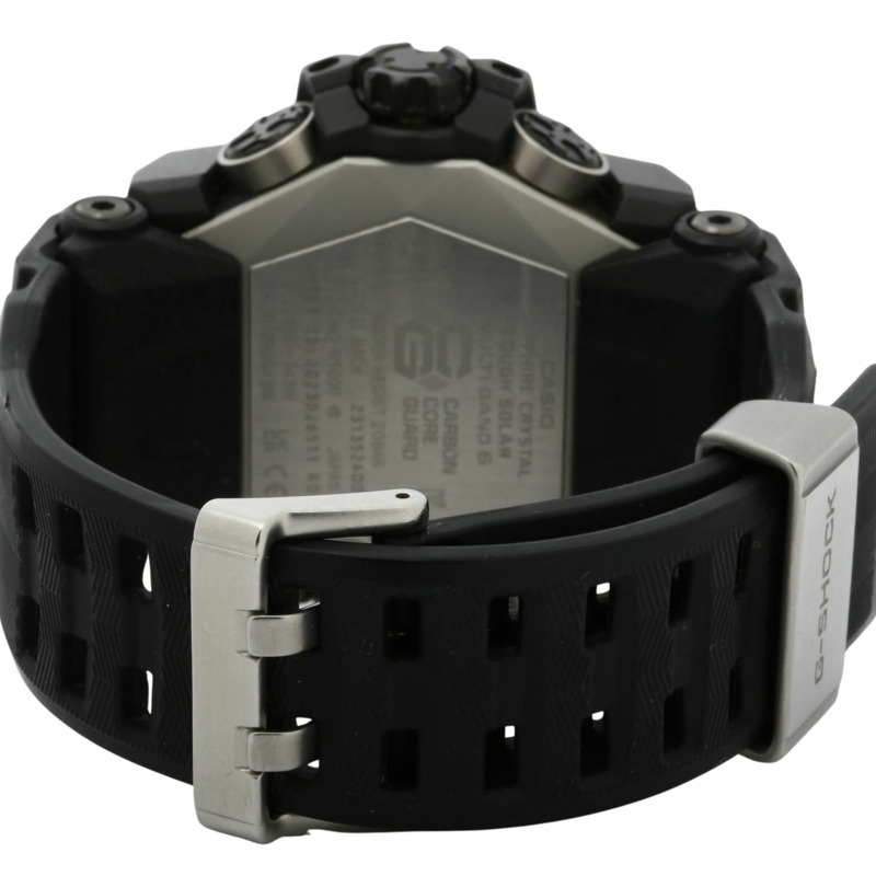 卡西歐 G-SHOCK Master of G Land Mudmaster GWGB1000 1AJF 男士腕錶,黑色樹脂錶殼,不鏽鋼錶帶-4